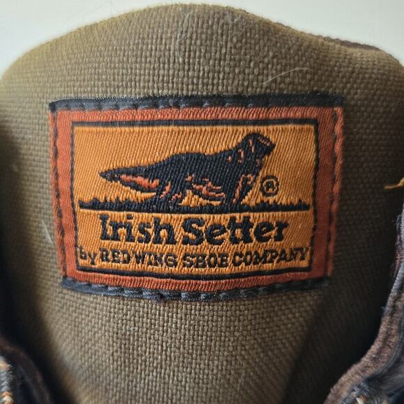 Irish Setter Red Wing Men\'s 800 Gram Insulated Leather Hunting Boots Size 10.5 D main image 9